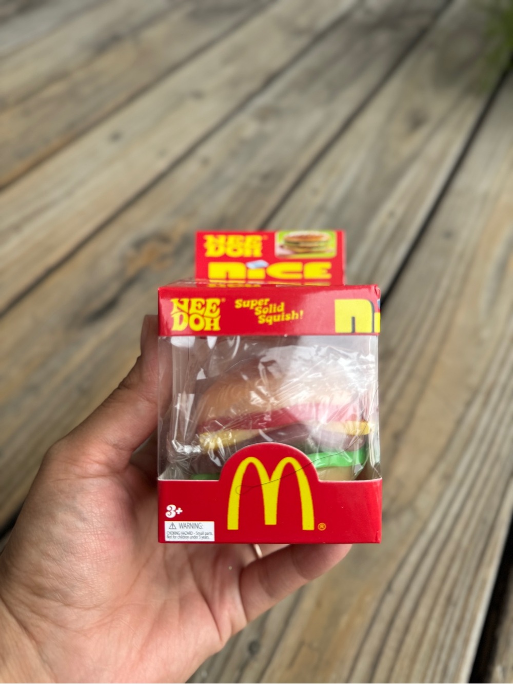 McDonald's Play Burger Squishy Toy - Removable layers